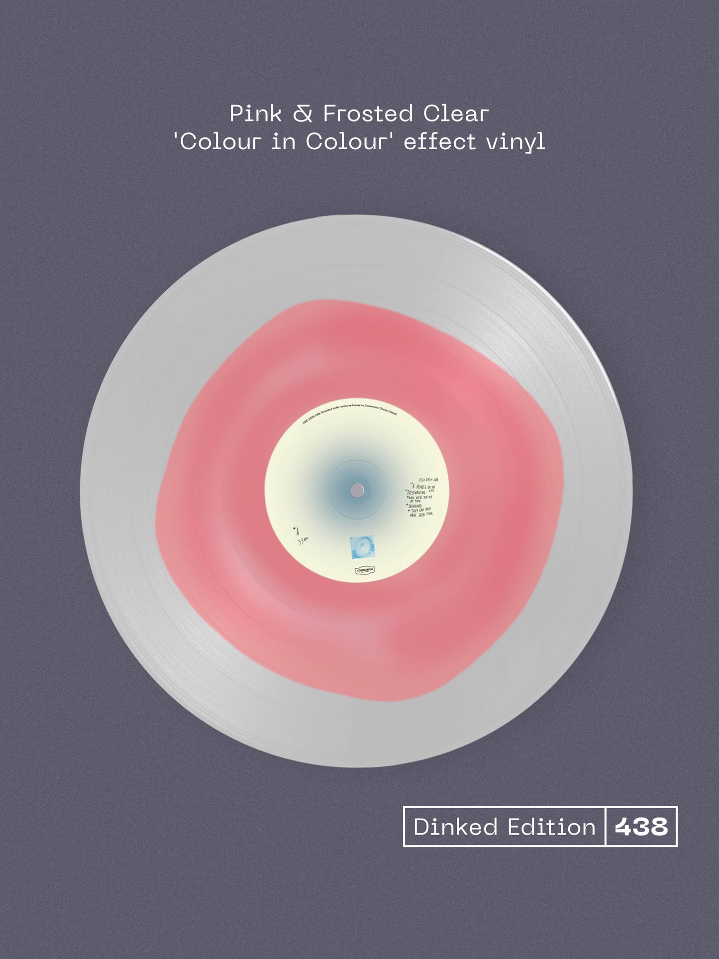 Image of Label Cover of LP - NEW/NEW - LITTLE GRANDAD, Speak Softly, Son - Dinked Edition (Communion; COMM757, UK 2027, Dinked Edition 438 - Pink & Frosted Clear 'Colour In Colour' Effect Vinyl; Exclusive Artwork Oversleeve; Signed And Hand Numbered; Limited To 500), , Produced By Kev Jones (Wunderhorse), Speak Softly, Son Is The Hotly Tipped Debut Album From Little Grandad. Their Songs Draw On Rust-Belt Americana, Brooklyn-Informed Slacker-Rock And Warm, Ramshackle British Indie Guitar Rock. - 9412288C
