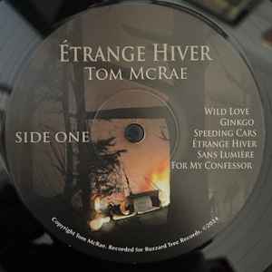 Image of Label Cover of LP - EX/EX - TOM MCRAE, trange Hiver (Buzzard Tree Records; none, UK 2024, Inner), Opened Instore, Still In Shrinkwrap, - 3646019S