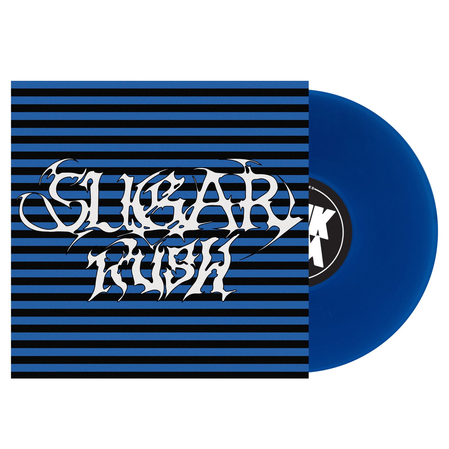 Image of Back Cover of LP - NEW/NEW - CLUTTER, Sugar Rush (Pink Slime; PNKSLM134LP-C2, UK 2026, Indie Exclusive Transparent Blue Vinyl), , Rising Stockholm quartet Clutter is back with their eagerly anticipated debut album Sugar Rush, due out October 2 via Swedish tastemaker indie label PNKSLM Recordings (ShitKid, vegas water taxi, 7ebra etc). One of the most exciting bands to come out of the Nordics in a long-time, Clutter’s been turning heads with their raucous live shows and Sugar Rush follows the band’s