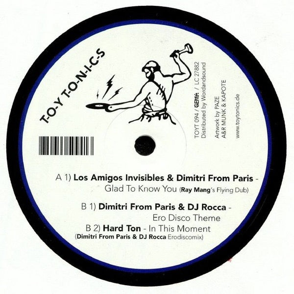 Image of Back Cover of 12" EP - /VG - DIMITRI FROM PARIS & DJ ROCCA, Works (Toy Tonics; TOYT 094, Germany 2019), Lots of light hairlines., - 3616128C