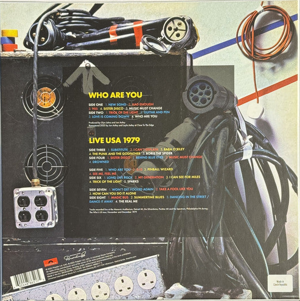 Image of Back Cover of 3xLP - EX/EX - THE WHO, Who Are You (Polydor; 4886517, Worldwide 2025 Reissue, Box Set, Booklet), , - 3626170E