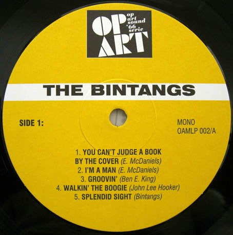 Image of Label Cover of 10" LP - VG+/EX - THE BINTANGS, The Bintangs (Op Art; OA-MLP 002, Netherlands 1999), , - 3626227E