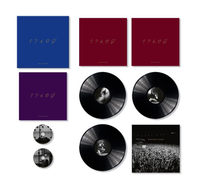 Image of Front Cover of 5xLP - NEW/NEW - GEORGE MICHAEL, The Faith Tour (CMG; 19958425281, UK 2026, Limited One-Off Pressing Deluxe Set 3LP + 2CD with Previously Unreleased Live Recordings ), , Previously unreleased live recordings capturing George Michael at the Palais Omnisports de Paris-Bercy during his 1988 Faith Tour. The set features performances of Faith-era hits including 'Father Figure', 'One More Try', 'I Want Your Sex' and 'Careless Whisper', alongside WHAM! classics including 'Everything She Wan