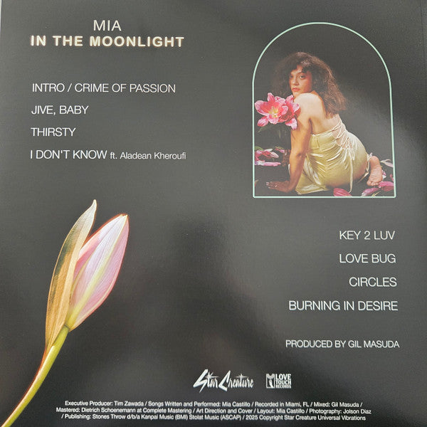 Image of Back Cover of LP - EX/EX - MIA, In The Moonlight (Star Creature ; SC1264, US 2026), Unplayed copy, still in opened shrinkwrap, - 3646461S