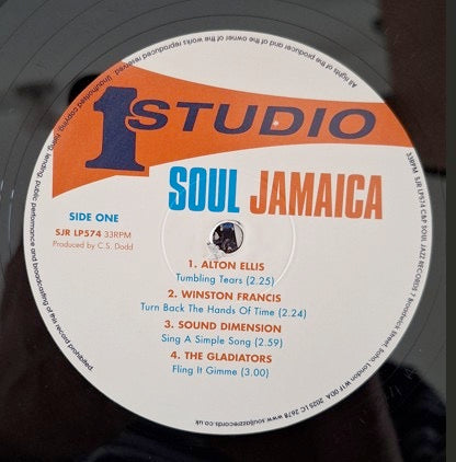 Image of Label Cover of 2xLP - EX/VG+ - VARIOUS ARTISTS, Soul Jamaica (Soul Jazz Records; SJRLP574, UK 2025, Gatefold, Sticker), , - 3716027C