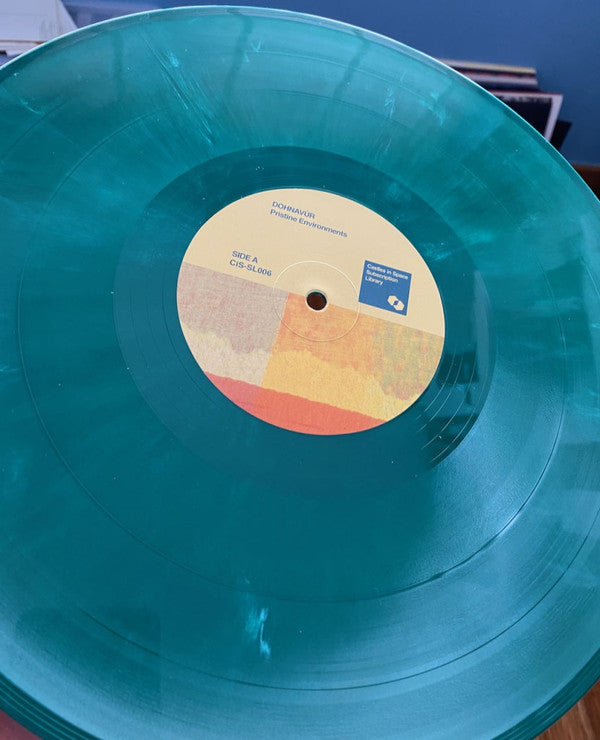 Image of Label Cover of 12" EP - EX/EX - DOHNAV R, Pristine Environments (Castles in Space ; CiS-SL006, UK 2021, Picture Sleeve, No Art Card, Green Vinyl), , - 3726192E