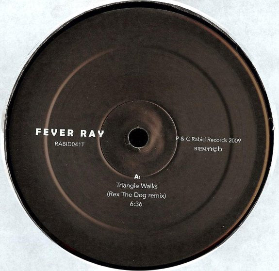 Image of Label Cover of 12" - VG/VG - FEVER RAY, Triangle Walks (Rabid Records; RABID041T, UK 2009, Picture Sleeve), , - 3726329E