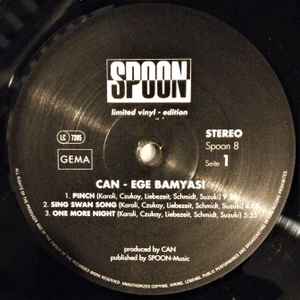 Image of Label Cover of LP - VG/VG+ - CAN, Ege Bamyasi (Spoon Records; Spoon 008, Worldwide 1990s Reissue), Edge and Ring Wear, - 3746352S