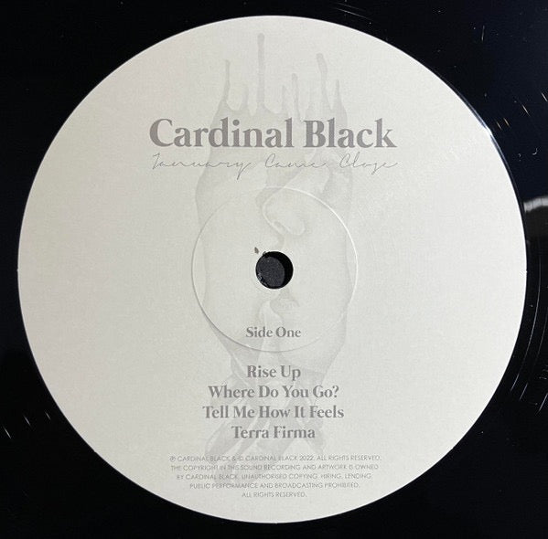 Image of Label Cover of 2xLP - VG+/VG - CARDINAL BLACK, January Came Close (; CBCD1001, UK 2022, Gatefold, SIGNED), Still In Opened Shrinkwrap, - 3716445C