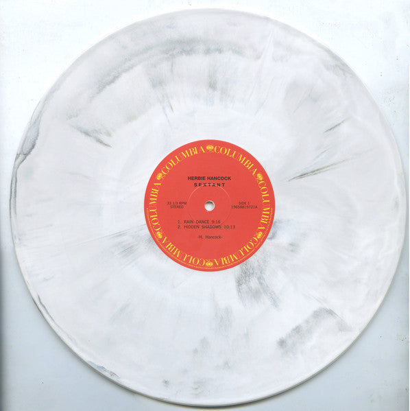 Image of Label Cover of LP - VG+/VG+ - HERBIE HANCOCK, Sextant (Columbia / Vinyl Me Please; 19658819721, US 2023 Reissue, Pasteback Sleeve, Booklet, Print, 180 Gram Lunar Marble Vinyl, with Obi), , - 3746489S