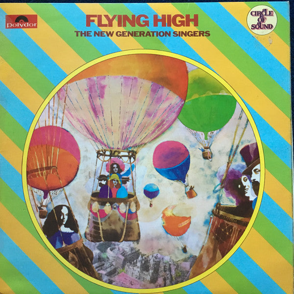 Image of Front Cover of LP - VG+/VG - THE NEW GENERATION SINGERS, Flying High (Polydor ; 2460 133, UK 1971, Laminated Sleeve), Strong VG, - 3826182E