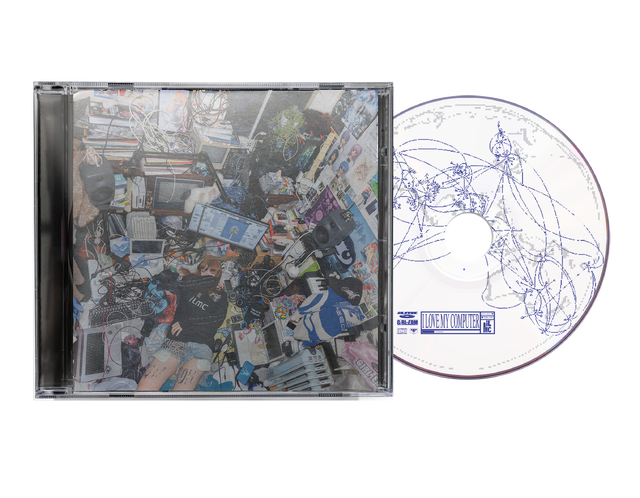 Image of Front Cover of CD - NEW/NEW - NINAJIRACHI, I Love My Computer (NLV Records; dA22CD, UK 2026), , Ninajirachi's debut album I Love My Computer is a concept record built around her relationship with her PC, moving between EDM, tech-house, speed garage, dubstep and hyperpop. The Australian producer draws on the legacy of early-2000s and 2010s electronic music while using technology as both a medium and a recurring theme. - 9414418C