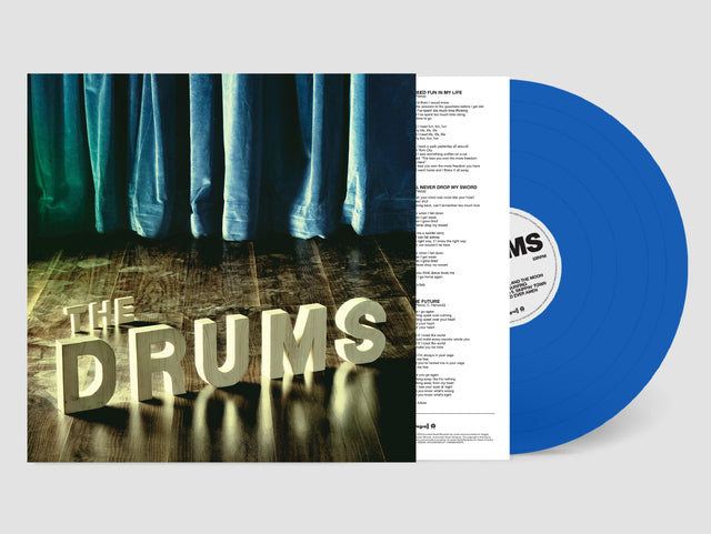 Image of Front Cover of LP - NEW/NEW - THE DRUMS, The Drums (Integral Distribution Services; INTGDS00080LP, UK 2026 Reissue, Transparent Blue Vinyl), , The Drums is the debut studio album by American indie pop band The Drums. It was released June 7, 2010. The album contains the singles "Let's Go Surfing," "Best Friend," "Me and the Moon" and "Forever and Ever, Amen" as well as "Down By The Water," which had previously been released as part of the band's Summertime! EP. The album was recorded in Jacob Graham