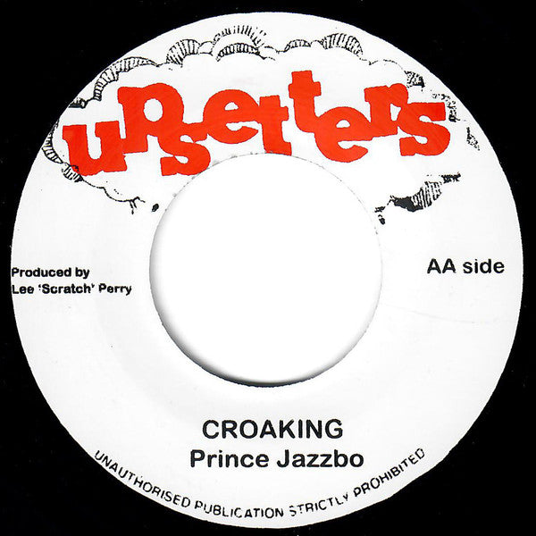 Image of Back Cover of 7" - /EX - LEE SCRATCH PERRY / PRINCE JAZZBO, Disco Devil / Croaking (Upsetters; none, UK 2014), , - 3826306E