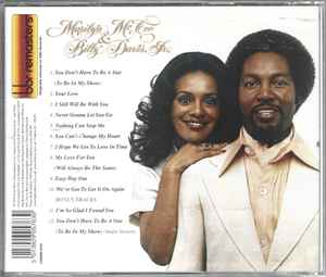 Image of Back Cover of CD - VG+/VG+ - MARILYN MCCOO & BILLY DAVIS, JR.*, I Hope We Get To Love In Time (Big Break Records; CDBBR 0276, UK 2014 Reissue, Jewel Case, Booklet), , - 3816467C