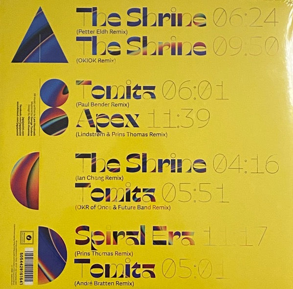 Image of Back Cover of 2xLP - EX/VG+ - JAGA JAZZIST, Pyramid Remix (Brainfeeder; BF117, Europe 2021, 2 Inners, Yellow Vinyl), , - 3816573C