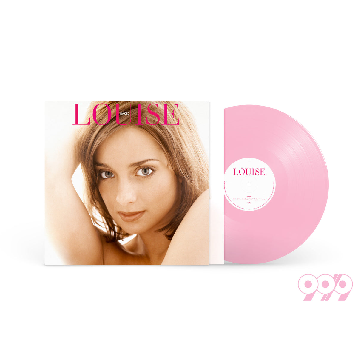 Image of Back Cover of LP - NEW/NEW - LOUISE, Naked - Deluxe 30th Anniversary (90/9; QNTNLP012, UK 2026 Reissue, Pink Vinyl), , 2026 marks the 30th anniversary of Louise’s 'Naked'. Naked was the biggest selling album by a British female solo artist in 1996 and also sold over a million copies. Containing five hit singles, the 14-track album will be pressed on beautiful pink coloured vinyl and packaged in a deluxe gatefold jacket with inner bag, containing lyrics and iconic photographs from the original album
