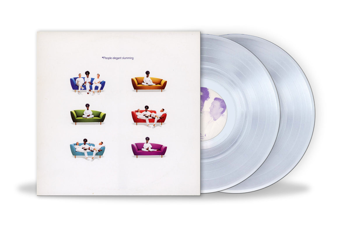 Image of Front Cover of 2xLP - NEW/NEW - M PEOPLE, Elegant Slumming (SONY; 19958461751, UK 2026 Reissue, Clear Vinyl), , Released in 1993, Elegant Slumming was an era-defining release that confirmed M People as one of the UK’s most successful and distinctive pop acts. Blending house music, soul and sophisticated production, and featuring a run of hit singles, the album was major commercial success in Britain (winning the Mercury Music Prize) while also building a substantial international audience, particul