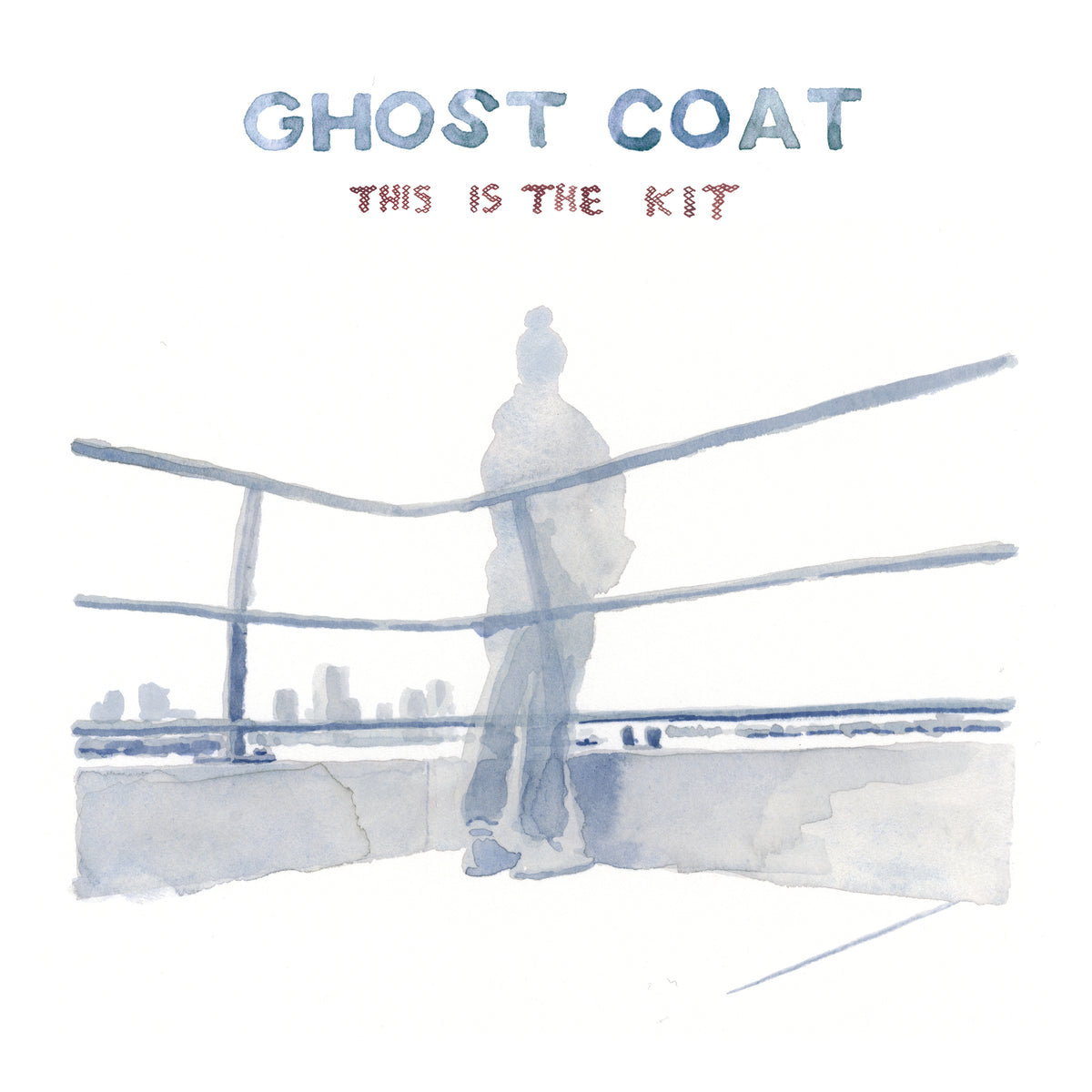 Image of Front Cover of CD - NEW/NEW - THIS IS THE KIT, Ghost Coat (Memphis Industries; MI0851CD, UK 2027), , This Is the Kit's seventh studio album explores ideas of home, homesickness, friendship and community. Recorded at Rockfield Studios in Wales and self-produced by the band for the first time, Ghost Coat features contributions from Richard Dawson, Sam Amidon, Valentin and Marceau Portron, Ben Howard and Blumi. - 9416076C