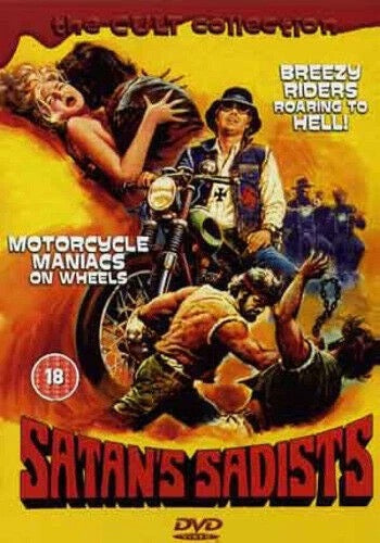 Image of Front Cover of DVD - VG+/VG+ - AL ADAMSON, Satan's Sadists (The Cult Collection ; CCD 9743, UK 2003), , - 3936038E