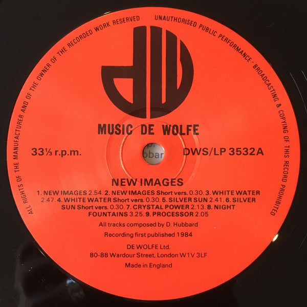 Image of Label Cover of LP - VG/VG - UNIT 2, New Images (Music De Wolfe; DWS/LP 3532, UK 1984), , - 3946111S