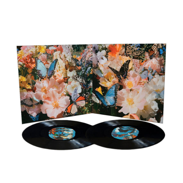 Image of Back Cover of 2xLP - NEW/NEW - DAPHNI, Butterfly (Jiaolong; JIAOLONG034LP, UK 2026), , Butterfly is a showcase of the wonderful variety and surprising twists and turns that made that album such an exciting new prospect and that still to this day make Snaith such an intriguing DJ. There are more heavy hitters here, tracks that fill those dancefloors better than anyone, like Clap Your Hands which picks up the energy of Sad Piano House and flips it, exposing the gritty and intoxicating underbelly