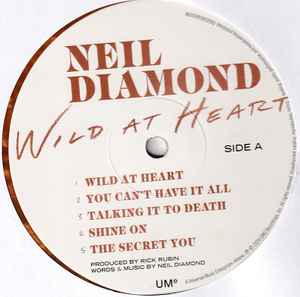 Image of Label Cover of LP - EX/EX - NEIL DIAMOND, Wild At Heart (UMe; 00602465855098, Worldwide 2026, Gatefold, Copper Vinyl), Opened Instore, Still In Stickered Shrinkwrap, - 4046023S