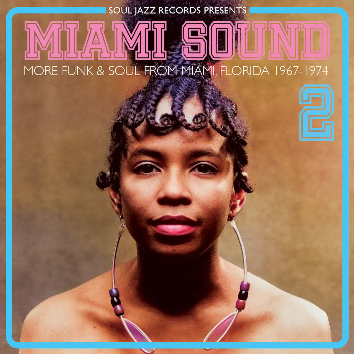 Image of Front Cover of LP - NEW/NEW - VARIOUS, Miami Sound 2 - More Funk & Soul From Miami, Florida 1967-74 (Soul Jazz Records; SJRLP541C, Europe 2026, Gatefold, Magenta Coloured Vinyl), , New, one-off pressing, Magenta coloured double vinyl edition of Miami Sound 2 ,housed in gatefold sleeve, complete with two full-colour inner sleeves containingextensive text and exclusive photography from TK Records in-house photographerLarry Warmoth. - 4036094E