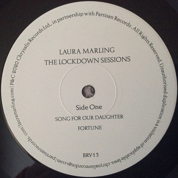 Image of Label Cover of 10" EP - EX/EX - LAURA MARLING, The Lockdown Sessions (Chrysalis ; BRV13, UK 2020, Picture Sleeve), , - 3926429E