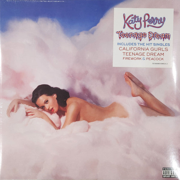 Image of Front Cover of 2xLP - VG+/VG+ - KATY PERRY, Teenage Dream (Capitol Records; 846011, US 2023 Reissue, Gatefold, 2 Inners, White Vinyl), , - 4046104S