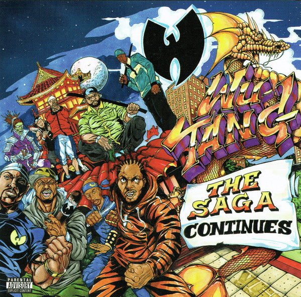 Image of Front Cover of CD - EX/EX - WU-TANG, The Saga Continues (36 Chambers; EOM-CD-8970, US 2017), , - 4056190S