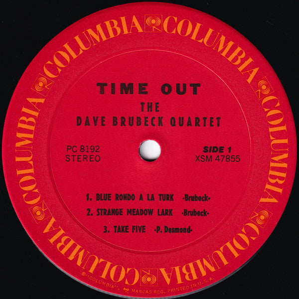 Image of Label Cover of LP - VG+/VG - THE DAVE BRUBECK QUARTET, Time Out (Columbia; PC 8192, US 1981 Reissue), , - 4026279E
