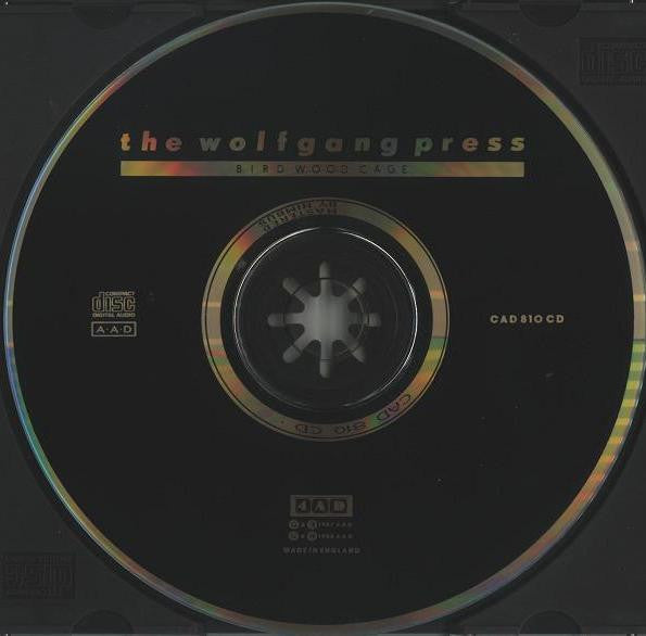 Image of Label Cover of CD - VG+/VG+ - THE WOLFGANG PRESS, Bird Wood Cage (4AD; CAD 810 CD, UK 1988), , - 4056198S