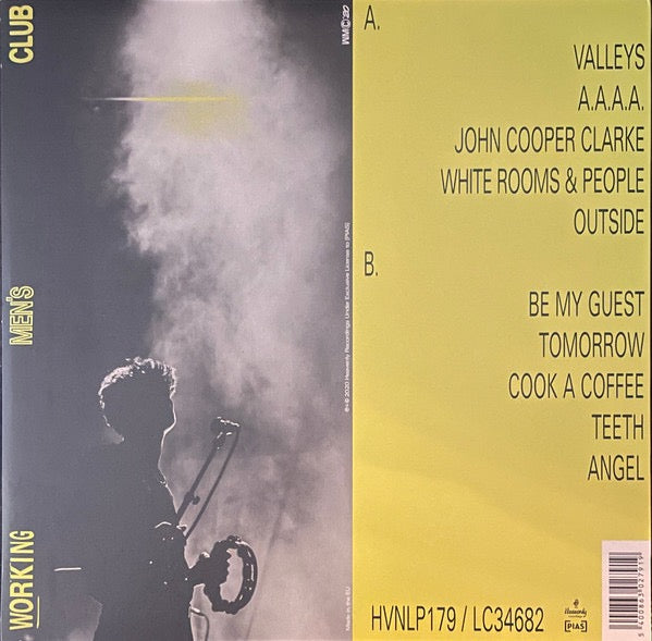 Image of Back Cover of LP - VG/G+ - WORKING MEN'S CLUB, Working Men's Club (Heavenly; HVNLP179, Europe 2020, Inner, Pallas Pressing), A few superficial paper scuffs from inner, - 4016409C