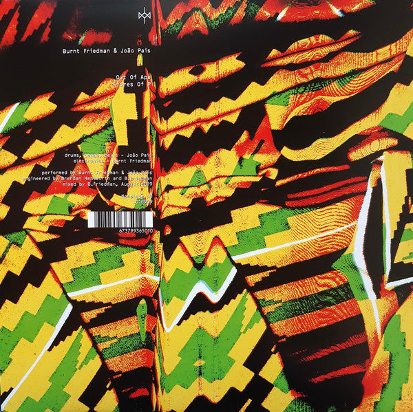 Image of Back Cover of 12" - VG+/VG+ - JAKI LIEBEZEIT & BURNT FRIEDMAN / BURNT FRIEDMAN & JO O PAIS, Eurydike (Nonplace; Nonplace 50, Germany 2020, Picture Sleeve), , - 4026371E