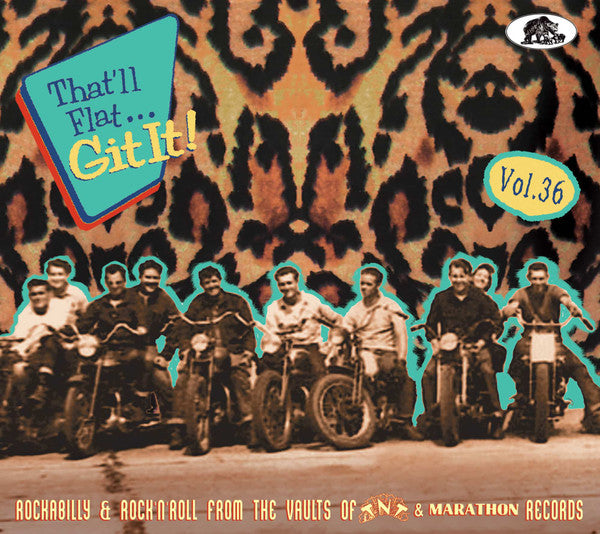 Image of Front Cover of CD - VG+/VG+ - VARIOUS, That'll Flat... Git It! Vol. 36: Rockabilly & Rock'N'Roll From The Vaults Of TNT & Marathon Records (Bear Family Records; BCD17605, Germany 2021, Digipak With Glued In Booklet), , - 4056320S