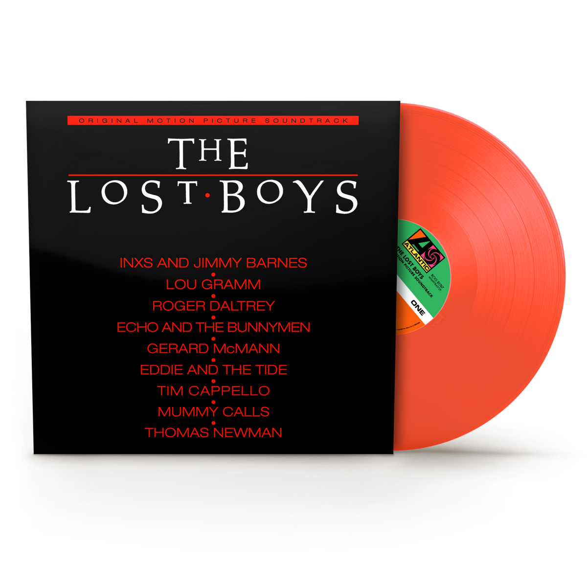 Image of Front Cover of LP - NEW/NEW - VARIOUS ARTISTS, The Lost Boys (OST) (Warner; , UK 2026 Reissue, 140g Opaque Red Vinyl), , Limited EMEA colour repress. - 9417578C