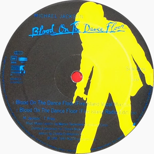 Image of Label Cover of 12" - VG+/VG+ - MICHAEL JACKSON, Blood On The Dance Floor (Farley & Heller / Tony Moran Mixes) (Epic; 664462 8, UK 1997, Titled Company Sleeve), , - 4016579C