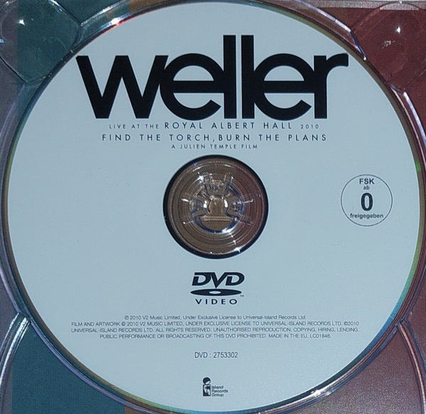 Image of Label Cover of 2xCD - VG/VG+ - PAUL WELLER, Find The Torch, Burn The Plans (Island Records; 2753312, UK 2010, Book Sleeve, 5 Inserts, DVD), Corner Bumps, Shelf Wear, - 4016529C