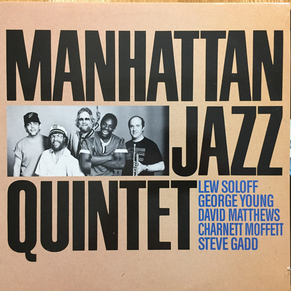 Image of Front Cover of LP - EX/VG+ - MANHATTAN JAZZ QUINTET, Manhattan Jazz Quintet (Paddle Wheel; K28P 6313, Japan 1984, Pasteback Sleeve, Insert), Sleeve still in opened shrinkwrap., - 4126003E