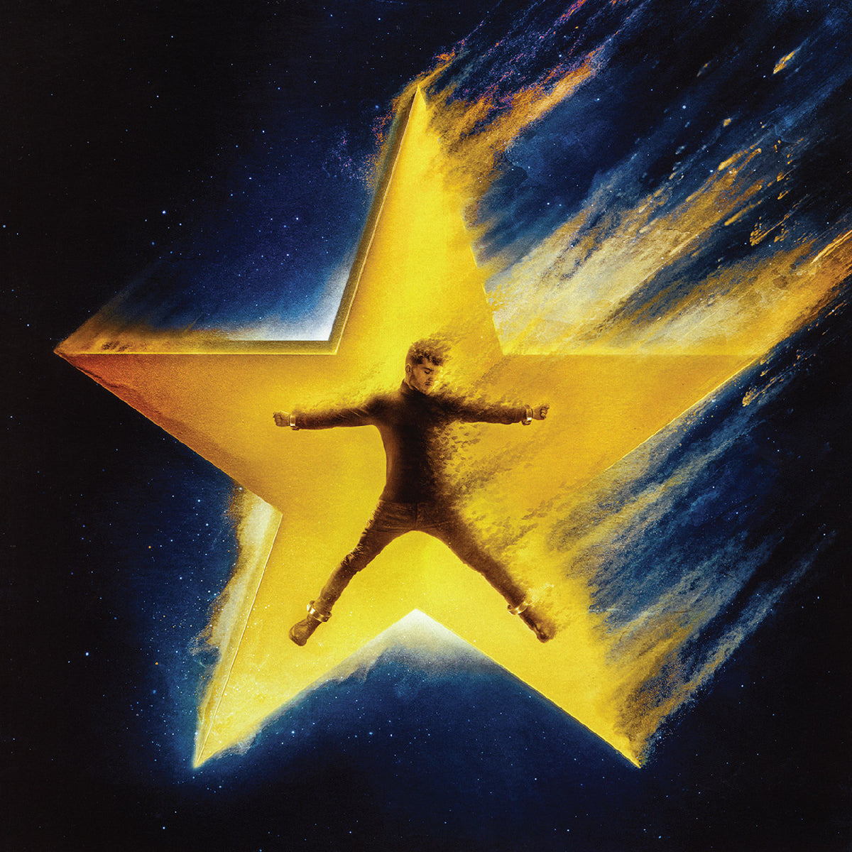 Image of Front Cover of LP - NEW/NEW - BAZZI BAZZI, COSMIC (Real Gone Music; LPRGM2176IE, UK 2026, Light Blue Vinyl), , It was a top 20 album from 2018 and its single “Mine” rocketed around the internet, going to #11 on the charts and acting as a Snapchat filter among many other viral uses. But Bazzi’s Cosmic album has never been released to music retail on vinyl and never been on coloured vinyl at all. We’ve had it remastered for the medium, and pressed up 2500 in light blue wax, complete with a colour pri