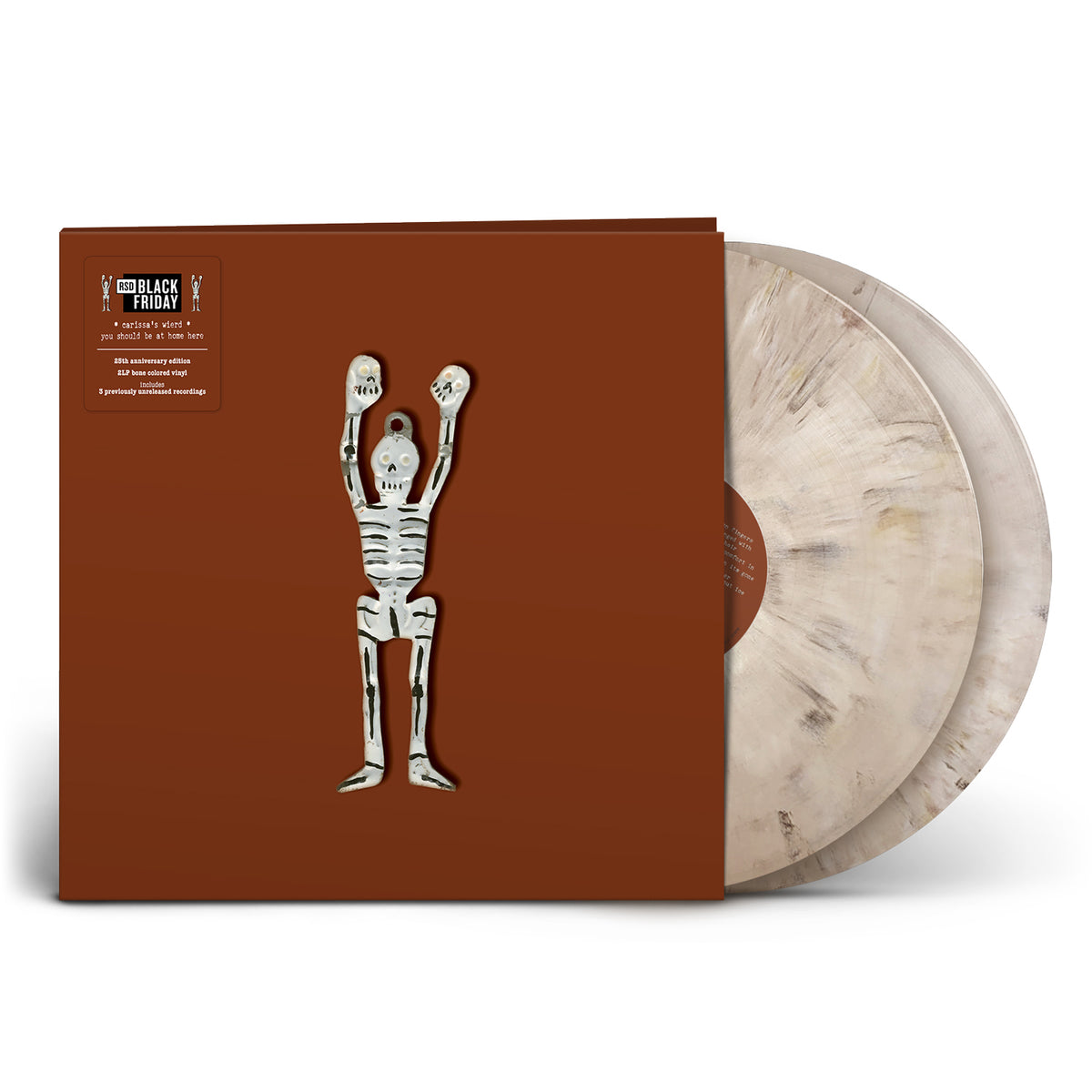 Image of Front Cover of 2xLP - NEW/NEW - CARISSA'S WIERD, You Should Be At Home Here (25th Anniversary Deluxe Edition) (Nettwerk; , UK 2026, Gatefold, Bone Coloured Vinyl), , A cornerstone of Pacific Northwest slowcore, You Should Be At Home Here captures Carissa’s Wierd at their most fragile, slow-building and emotionally affecting. Built around eerie strings, understated percussion and hushed vocals, the album carries a quiet sense of tension, with songs that feel intimate and deeply personal, each carryi