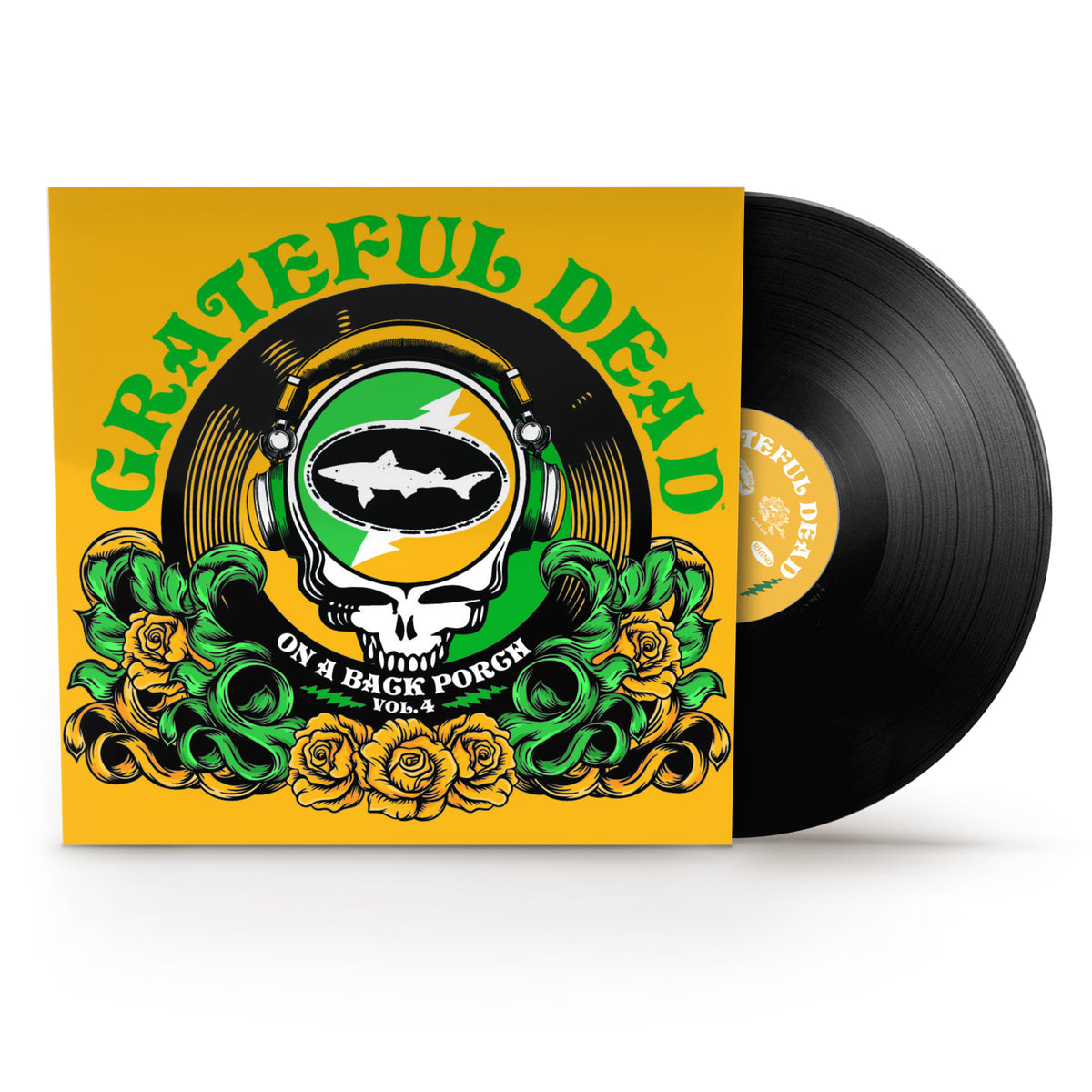 Image of Front Cover of LP - NEW/NEW - GRATEFUL DEAD, On A Back Porch Vol. 4 (RBDO2171; 0603497802210, UK 2026, 180g Black Vinyl), , Black vinyl LP Dogfish Head Brewery & Grateful Dead invite you for another round of good times with On A Back Porch, Vol. 4. Support indie record stores while enjoying easy-listening live Dead and easy-drinking beer. Limited Edition, 180-gram LP. Produced for release by David Lemieux. - 9417761C
