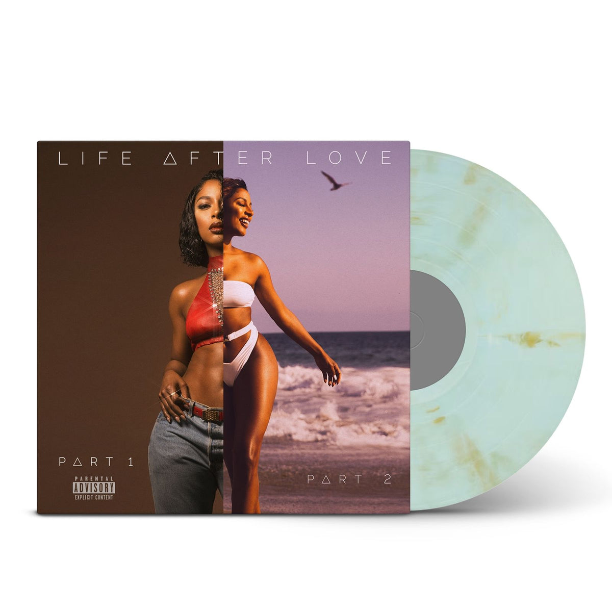 Image of Front Cover of LP - NEW/NEW - VICTORIA MONET, Life After Love Pt 1 & 2 (Victoria Monet Music / EMPIRE; ERE1409, UK 2026, Brown & Tan Galaxy Vinyl), , "Before dominating the Grammys and defining the sound of modern R&B, Victoria Monét delivered two of her most intimate, foundational projects: Life After Love, Pt. 1 and Life After Love, Pt. 2. Released individually in 2018, these twin EPs captured a pivotal chapter in Monét’s evolution as a solo artist, establishing the lush vocal arrangements, cinem