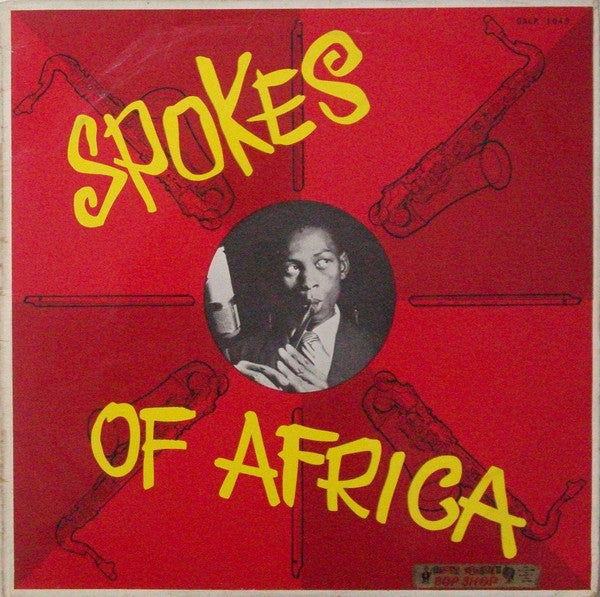 Image of Front Cover of LP - G+/VG - SPOKES MASHIYANE, Spokes Of Africa (Gallotone; SGALP.1049, South Africa 1966, Laminated Front Sleeve, Stereo), Light hairlines. Sleeve has several creases to laminate. Ringwear., - 4126138E