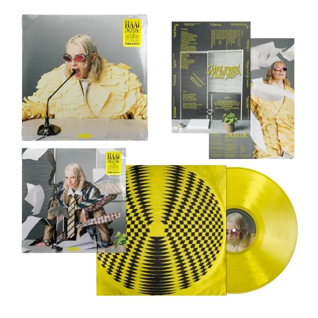 Image of Front Cover of LP - NEW/NEW - HAAI, DIGITiSE (Mute; STUMM529, UK 2026, Inner, Poster, Yellow Vinyl), , - 4156070S