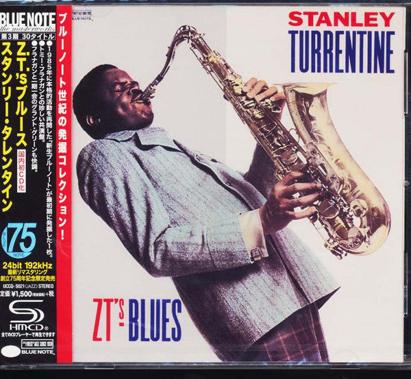 Image of Front Cover of CD - VG+/VG+ - STANLEY TURRENTINE, Z.T.'s Blues (Blue Note; UCCQ-5021, Japan 2014, Jewel Case), Missing obi strip., - 4136130E