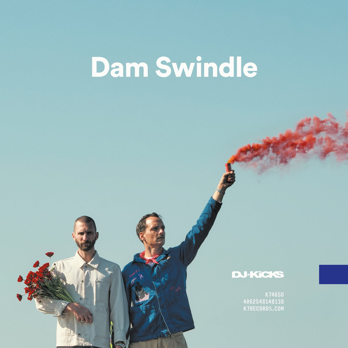 Image of Front Cover of 2xLP - NEW/NEW - VARIOUS ARTISTS, DJ-Kicks - Dam Swindle (!K7 Records; K7465LP, UK 2026, EcoRecord with Playing Card), , Dam Swindle become the first Dutch act in the DJ-Kicks series with a warm, soulful house mix drawing on US classics, Amsterdam talent and five new Dam Swindle originals. - 9418129C