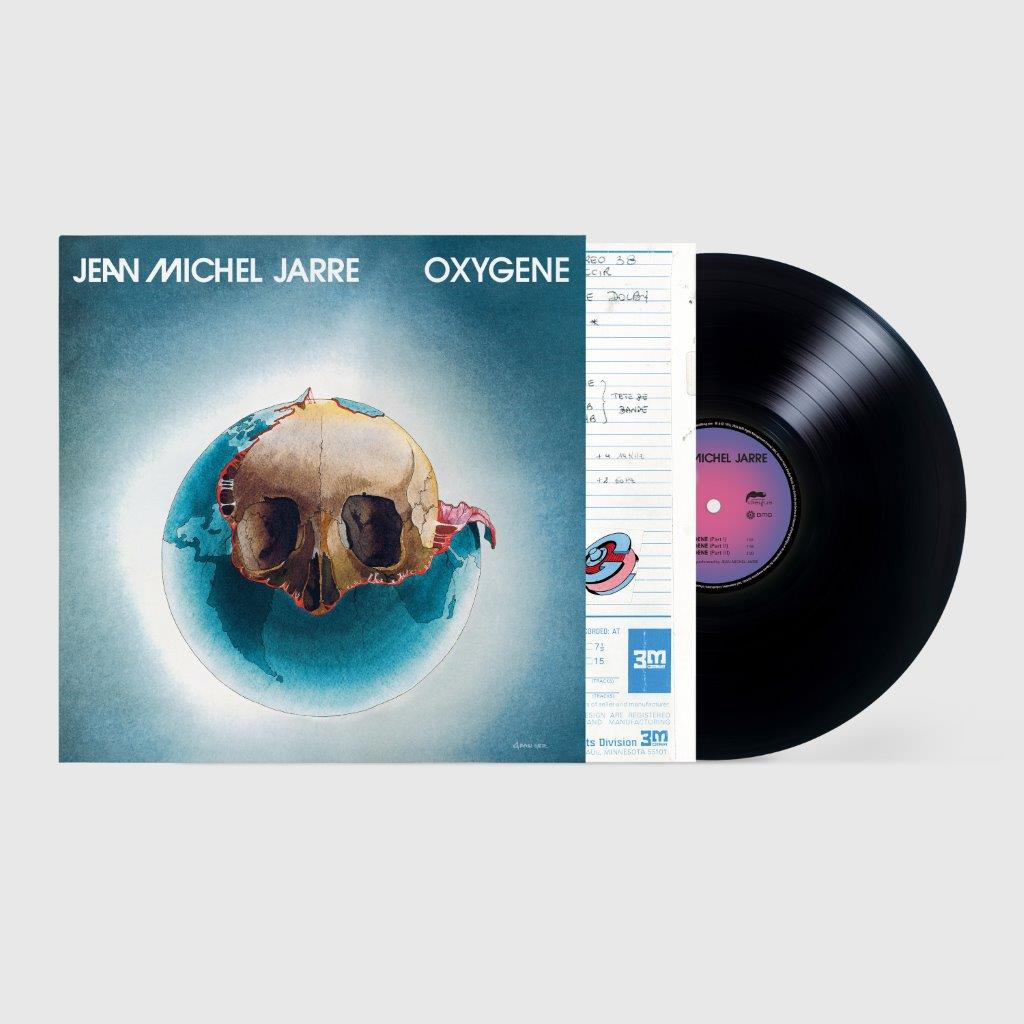 Image of Front Cover of LP - NEW/NEW - JEAN-MICHEL JARRE, Oxygène (50th Anniversary Remastered Edition) (BMG; 964277201, UK 2026 Reissue, Inner, 180g Black Vinyl), , 50th anniversary remaster of Jean-Michel Jarre's landmark 1976 electronic album Oxygène, newly mastered by Miles Showell at Abbey Road Studios from the original stereo mix. - 9418148C