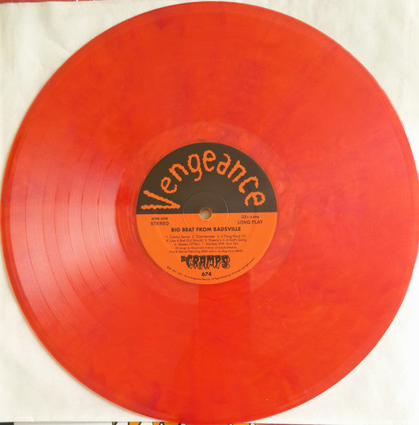 Image of Label Cover of LP - NEW/NEW - THE CRAMPS, Big Beat From Badsville (Vengeance; VEN674-LP, UK 2026 Reissue, Inner, Metallic Red Vinyl), , - 4156011S